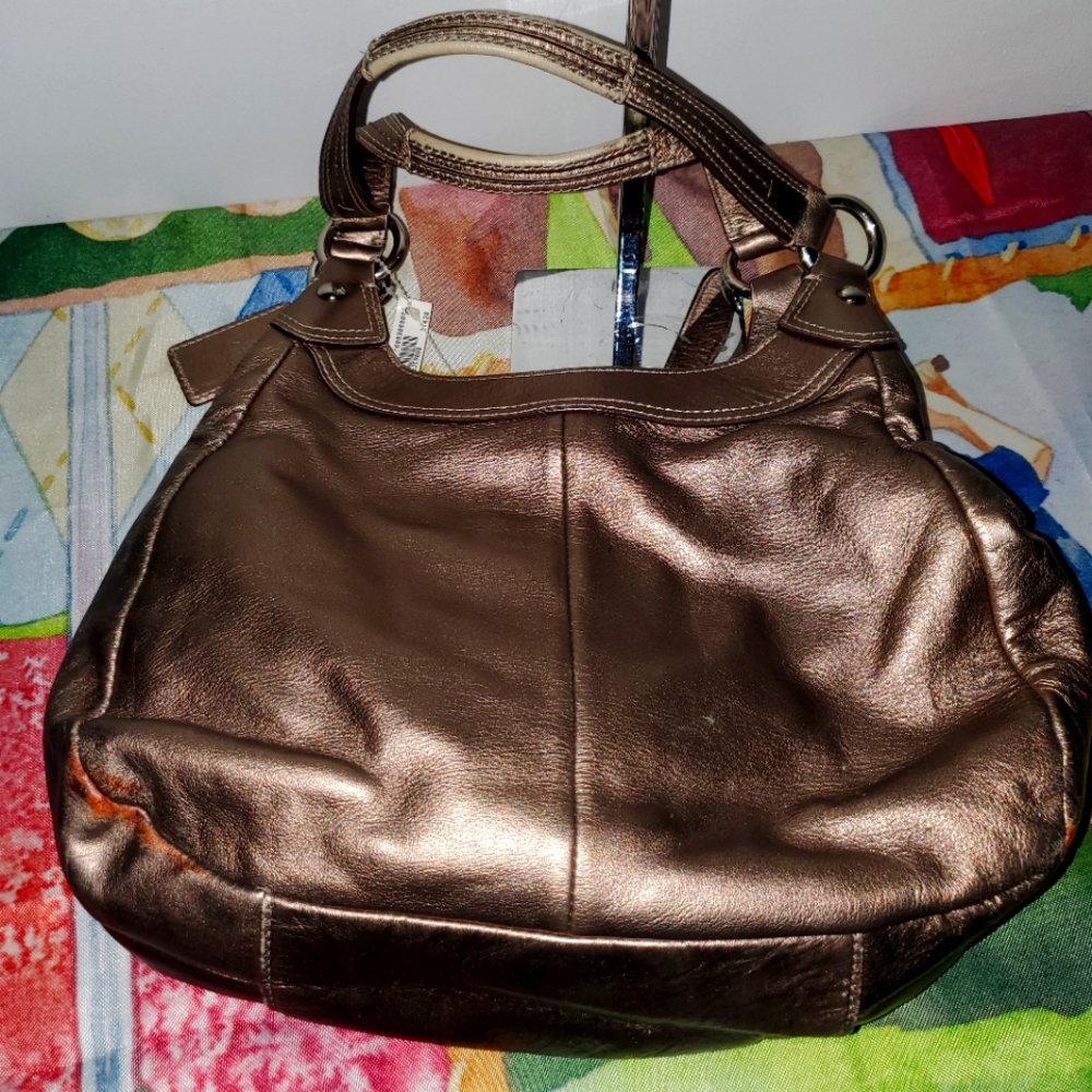 COACH Soho LYNN Black Glove Leather HOBO Shoulder Handbag - Picture 3 of 9